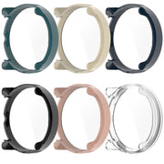 For Suunto Race PC + Tempered Glass Film Integrated Watch Protective Case(Deep Blue)