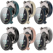 For Suunto Race PC + Tempered Glass Film Integrated Watch Protective Case(Black)