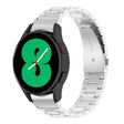 For Samsung Galaxy Watch FE 40mm Three Bead Stainless Steel Metal Watch Strap(Silver) - free shipping - PMC TechLife - Order now!
