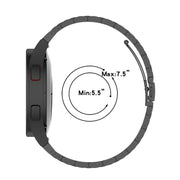 For Samsung Galaxy Watch Ultra 47mm Three Bead Stainless Steel Metal Watch Strap(Gold)