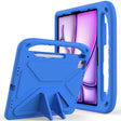 For iPad Air 13 2024 Handle EVA Shockproof Tablet Case with Holder(Blue) - iPad Air 13 2024 Cases by PMC TechLife | Online Shopping South Africa | PMC TechLife | Buy Now Pay Later Mobicred
