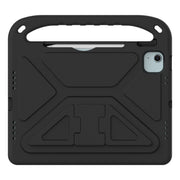 For iPad Air 11 / Pro 11 2024 Handle EVA Shockproof Tablet Case with Holder(Black)