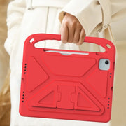 For iPad Air 11 2025 / 2024 / Pro 11 2024 Handle EVA Shockproof Tablet Case with Holder(Red)