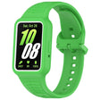 For  Huawei Band 8 Two Color Frame Integrated Silicone Watch Band(Fluorescent Green) - free shipping - PMc TechLife - Order now!