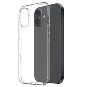 For iPhone 16 Plus NORTHJO 2 in 1 TPU Phone Case Screen Protector Tempered Glass Film(Clear)