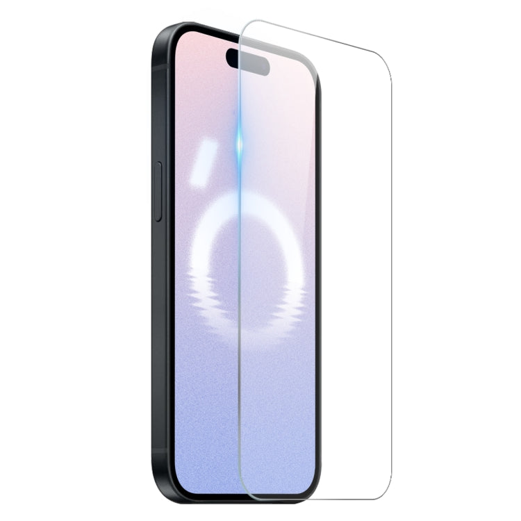 For iPhone 16 Plus NORTHJO 2 in 1 TPU Phone Case Screen Protector Tempered Glass Film(Clear)