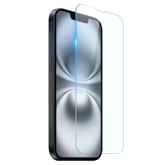 For iPhone 16e NORTHJO 2 in 1 TPU Phone Case Screen Protector Tempered Glass Film(Clear)