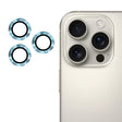 For iPhone 16 Pro / 16 Pro Max ENKAY 9H Rear Lens Aluminium Alloy Tempered Glass Film(Sierra Blue) - iPhone 16 Pro Max Tempered Glass by ENKAY | Online Shopping South Africa | PMC TechLife | Buy Now Pay Later Mobicred