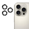 For iPhone 16 Pro / 16 Pro Max ENKAY 9H Rear Lens Aluminium Alloy Tempered Glass Film(Black) - iPhone 16 Pro Max Tempered Glass by ENKAY | Online Shopping South Africa | PMC TechLife | Buy Now Pay Later Mobicred