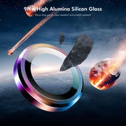 For iPhone 16 Pro / 16 Pro Max ENKAY 9H Rear Lens Aluminium Alloy Tempered Glass Film(Brown)