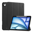 For iPad Air 13 2024 ENKAY Tri-fold Custer Texture TPU Leather Smart Tablet Case with Pen Slot(Black) - free shipping - PMC TechLife - Order now!