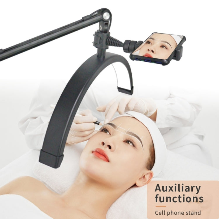 D-M30X 23 inch Half Moon Shape Beauty Manicure Lamp Curved Fill Light, Plug:EU Plug
