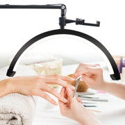 D-M30X 23 inch Half Moon Shape Beauty Manicure Lamp Curved Fill Light, Plug:AU Plug