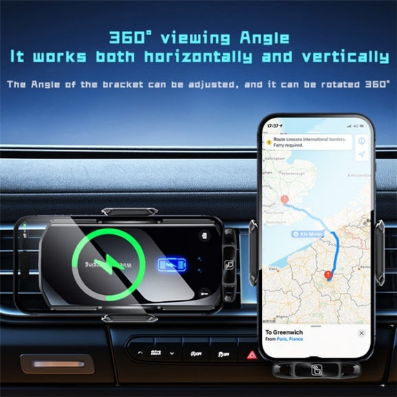 SD11 Car Mount Air Vent Phone Holder 15W Fast Charging Car Wireless Charger