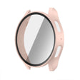 For Samsun Galaxy Watch 7 44mm PC + Tempered Film Integrated Watch Protective Case(Pink) - Watch Cases by PMC TechLife | Online Shopping South Africa | PMC TechLife | Buy Now Pay Later Mobicred
