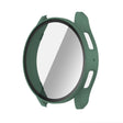 For Samsun Galaxy Watch 7 40mm PC + Tempered Film Integrated Watch Protective Case(Green) - Watch Cases by PMC TechLife | Online Shopping South Africa | PMC TechLife | Buy Now Pay Later Mobicred