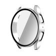 For Samsun Galaxy Watch 7 40mm PC + Tempered Film Integrated Watch Protective Case(Sliver) - Watch Cases by PMC TechLife | Online Shopping South Africa | PMC TechLife | Buy Now Pay Later Mobicred
