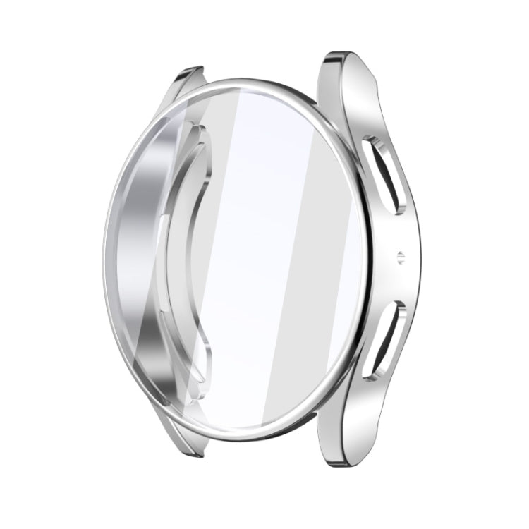 For Samsun Galaxy Watch 7 40mm Full Coverage TPU Electroplated Watch Protective Case(Sliver)