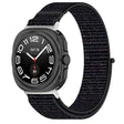 For Samsung Galaxy Watch Ultra 47mm Loop Nylon Hook and Loop Fastener Watch Band(Black) - Watch Bands by PMC TechLife | Online Shopping South Africa | PMC TechLife | Buy Now Pay Later Mobicred