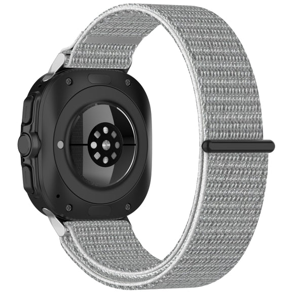 For Samsung Galaxy Watch Ultra 47mm Loop Nylon Hook and Loop Fastener Watch Band(Seashell Color)