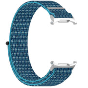 For Samsung Galaxy Watch Ultra 47mm Loop Nylon Hook and Loop Fastener Watch Band(Sea Blue)