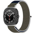 For Samsung Galaxy Watch Ultra 47mm Loop Nylon Hook and Loop Fastener Watch Band(Gray Blue) - Watch Bands by PMC TechLife | Online Shopping South Africa | PMC TechLife | Buy Now Pay Later Mobicred