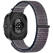 For Samsung Galaxy Watch Ultra 47mm Loop Nylon Hook and Loop Fastener Watch Band(Dark Blue)