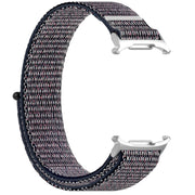 For Samsung Galaxy Watch Ultra 47mm Loop Nylon Hook and Loop Fastener Watch Band(Dark Blue)