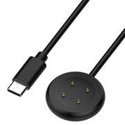 For Fitbit Ace LTE USB-C / Type-C Interface Smart Watch Magnetic Charging Cable(Black)