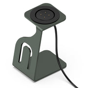 For  Fitbit Ace LTE Aluminum Alloy Watch Charging Stand with Charger(Gray)