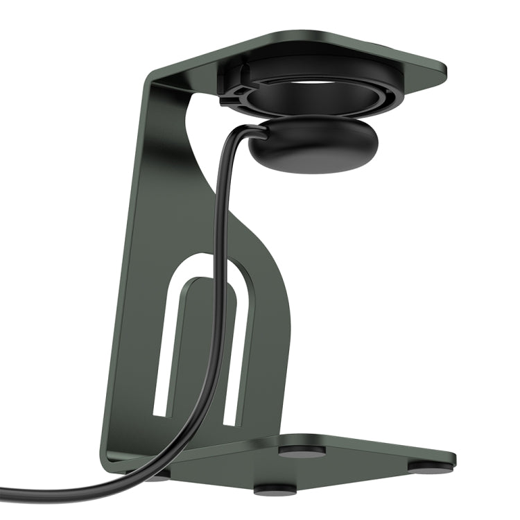 For  Fitbit Ace LTE Aluminum Alloy Watch Charging Stand with Charger(Gray)