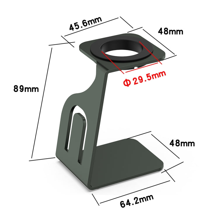For  Fitbit Ace LTE Aluminum Alloy Watch Charging Stand with Charger(Gray)