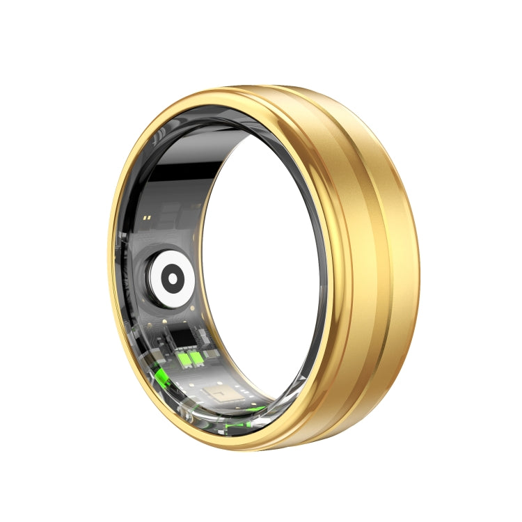 R06 SIZE 9 Smart Ring, Support Heart Rate / Blood Oxygen / Sleep Monitoring / Multiple Sports Modes(Gold)