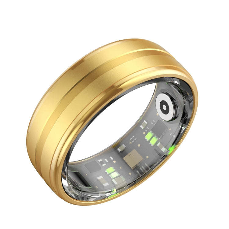 R06 SIZE 9 Smart Ring, Support Heart Rate / Blood Oxygen / Sleep Monitoring / Multiple Sports Modes(Gold)