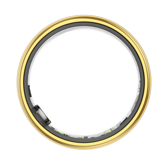 R06 SIZE 9 Smart Ring, Support Heart Rate / Blood Oxygen / Sleep Monitoring / Multiple Sports Modes(Gold)