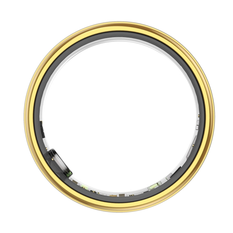 R06 SIZE 9 Smart Ring, Support Heart Rate / Blood Oxygen / Sleep Monitoring / Multiple Sports Modes(Gold)