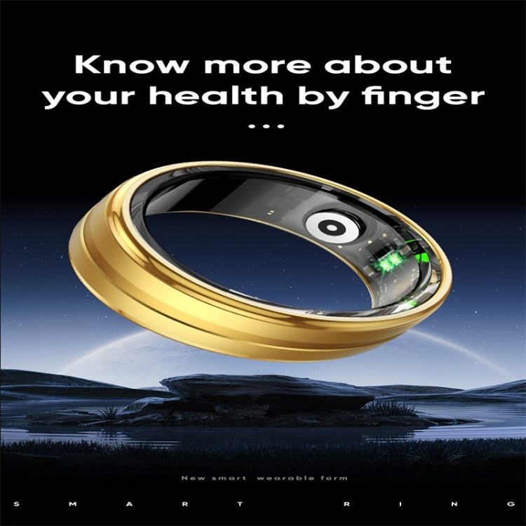 R06 SIZE 9 Smart Ring, Support Heart Rate / Blood Oxygen / Sleep Monitoring / Multiple Sports Modes(Black)