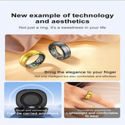 R06 SIZE 9 Smart Ring, Support Heart Rate / Blood Oxygen / Sleep Monitoring / Multiple Sports Modes(Black)