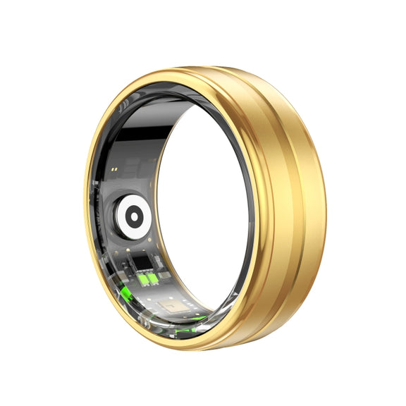 R06 SIZE 10 Smart Ring, Support Heart Rate / Blood Oxygen / Sleep Monitoring / Multiple Sports Modes(Gold)