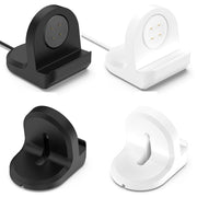 For Fitbit Ace LTE Smart Watch Silicone Charging Bracket with Charger(White)