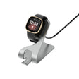 For  Fitbit Ace LTE Aluminum Alloy Metal Bracket Watch Charger, Length: 1.5m(Gray) - Charger by PMC TechLife | Online Shopping South Africa | PMC TechLife | Buy Now Pay Later Mobicred
