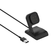 For Fitbit Ace LTE Vertical Watch Magnetic Charger With Chip Protection, Length: 1m(Black)