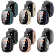 For Fitbit Ace LTE  PC + Tempered Glass Film Integrated Watch Protective Case(Pine Green)
