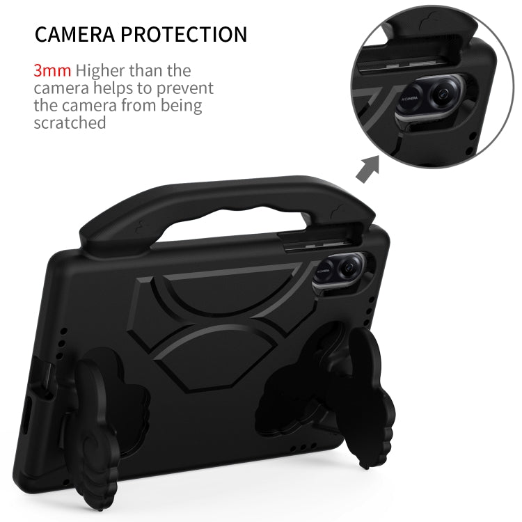 For Honor Pad X8 Pro 11.2 2023 Children EVA Shockproof Tablet Case with Thumb Bracket(Black)