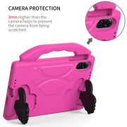 For Honor Pad X8 Pro 11.2 2023 Children EVA Shockproof Tablet Case with Thumb Bracket(RoseRed)