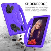 For Honor Pad X8 Pro 11.2 2023 Children EVA Shockproof Tablet Case with Thumb Bracket(Purple)