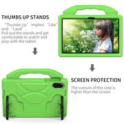 For Honor Pad X8 Pro 11.2 2023 Children EVA Shockproof Tablet Case with Thumb Bracket(Green)