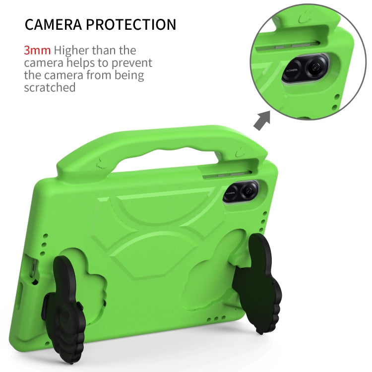 For Honor Pad X8 Pro 11.2 2023 Children EVA Shockproof Tablet Case with Thumb Bracket(Green)