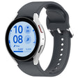 For Samsung Galaxy Watch FE 40mm Solid Color Silver Buckle Quick Release Silicone Watch Band(Gray) - free shipping - PMC TechLife - Order now!