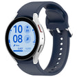 For Samsung Galaxy Watch FE 40mm Solid Color Silver Buckle Quick Release Silicone Watch Band(Midnight Blue) - free shipping - PMC TechLife - Order now!
